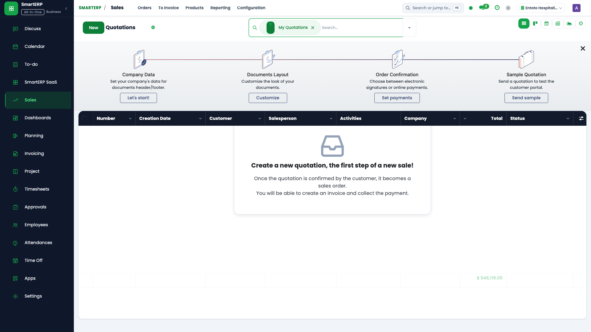 Quotation and Customer Invoicing Workflow